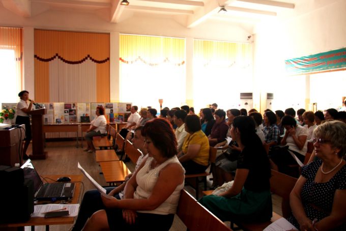 Презентация эко-проекта на установочном семинаре для учителей географии